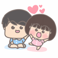 大大與小妹 Sticker
