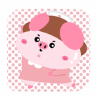 珍寶豬 Sticker icône