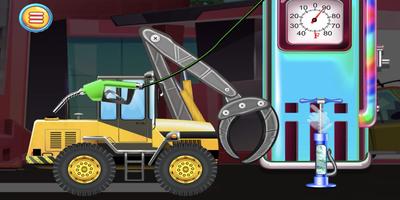 工程车辆和卡车 - 儿童游戏 截图 3