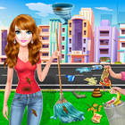 آیکون‌ نظافت شهر برای بچه ها