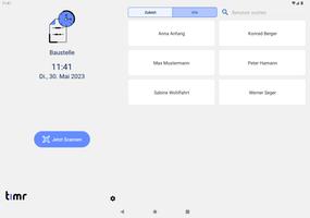timr Zeiterfassungsterminal Ekran Görüntüsü 1