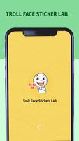 Troll Face Stickers Lab poster
