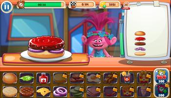 Poppy Chef Burger Trolls 스크린샷 3