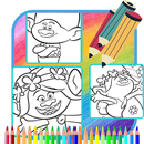 Coloring Trolls3 - World Tour APK