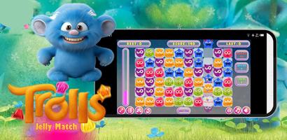 Trolls Jelly Match3 capture d'écran 3