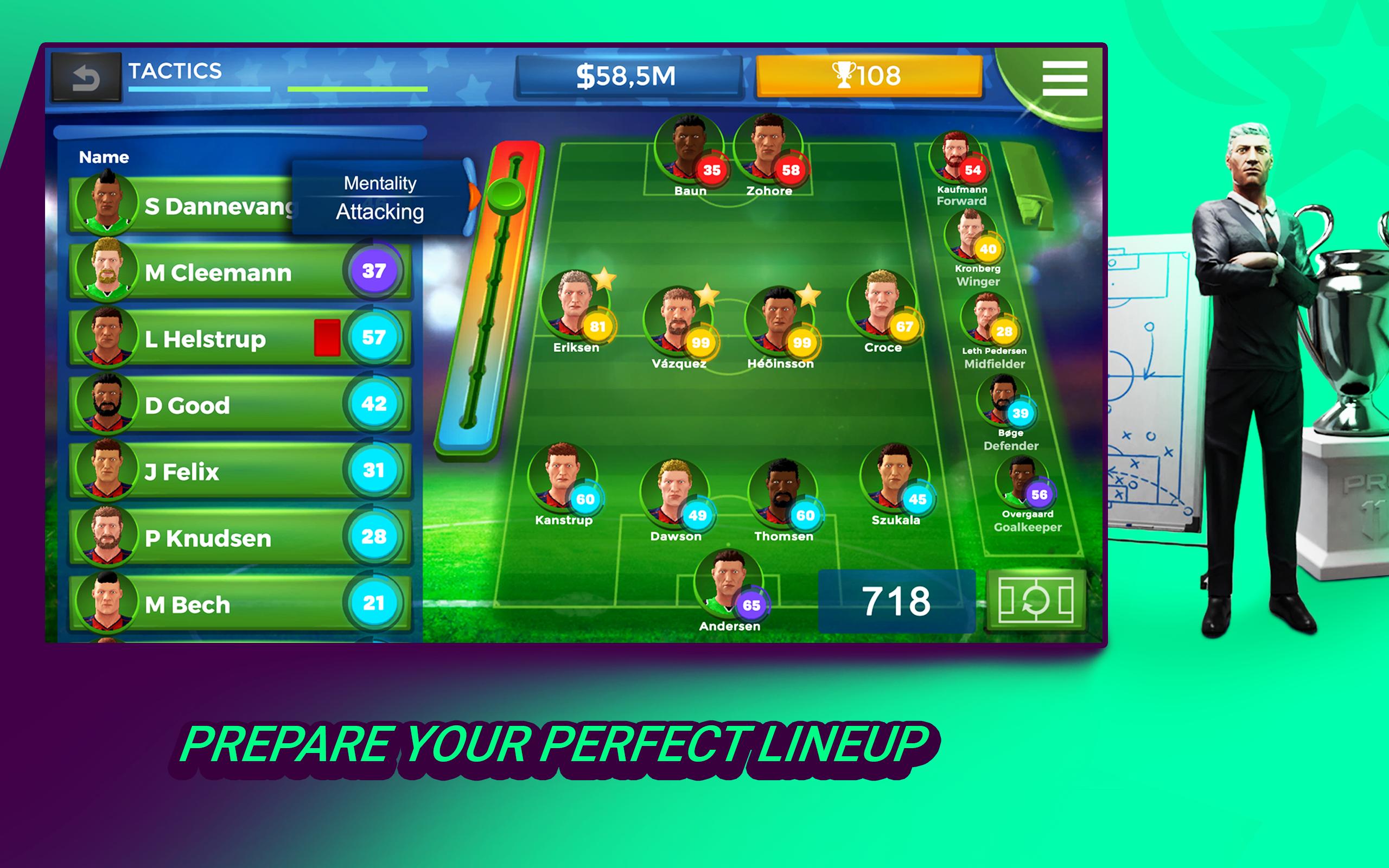 Pro 11 Football Management Game For Android Apk Download