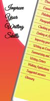 Improve English Writing Skills الملصق