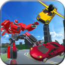 Uçan araba dönüşüm Robot Şehir Savaşı APK