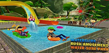 Waterslide Rush Amusement Water Surf Park