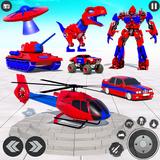 Robot Helicopter Car Transform biểu tượng