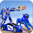 US Police Robot War Tiger Robot Transform Games APK