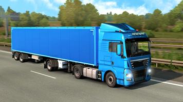simulator pengemudi truk euro poster