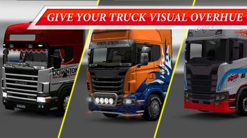 Truck Driving Skins - Multicolor GTS Trucks الملصق
