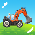 Trucks and cars Building game for kids or toddlers