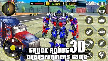 Truck Robot Transformers Game poster