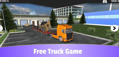 Truck Simulator Game Cartaz