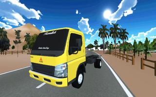 Truck Oleng Canter Simulator capture d'écran 1