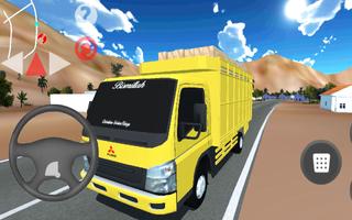 Truck Oleng Canter Simulator capture d'écran 2
