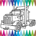 Truck Coloring Book