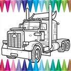 Truck Coloring Book icône