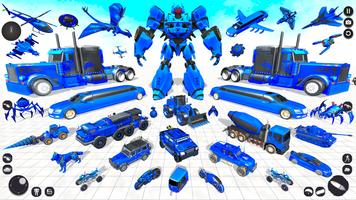 Truck Robot Games Car Games Cartaz