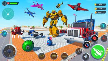 Truck Robot Games Car Games imagem de tela 1