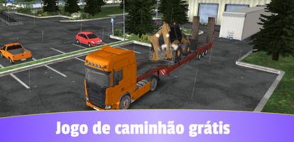 Jogo de simulador de caminhão Cartaz