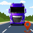 Camion GPS Cartes Navigation icône