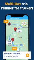 Camion GPS Cartes Navigation capture d'écran 2