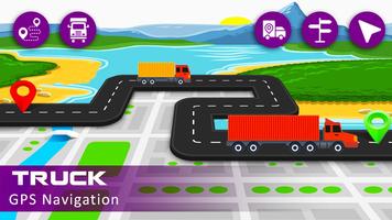 Vrachtwagen GPS-navigatie en kaarten screenshot 1