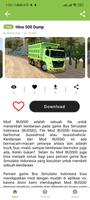 Mod Bussid Hino 500 Truck Dump ảnh chụp màn hình 3