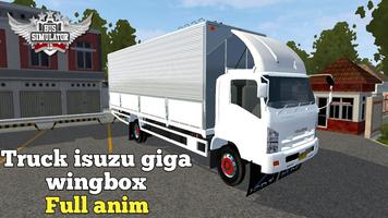 Truck Isuzu Giga Mbois BUSSID capture d'écran 2
