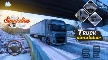 Truck Simulator Euro Snow 2023 اسکرین شاٹ 1