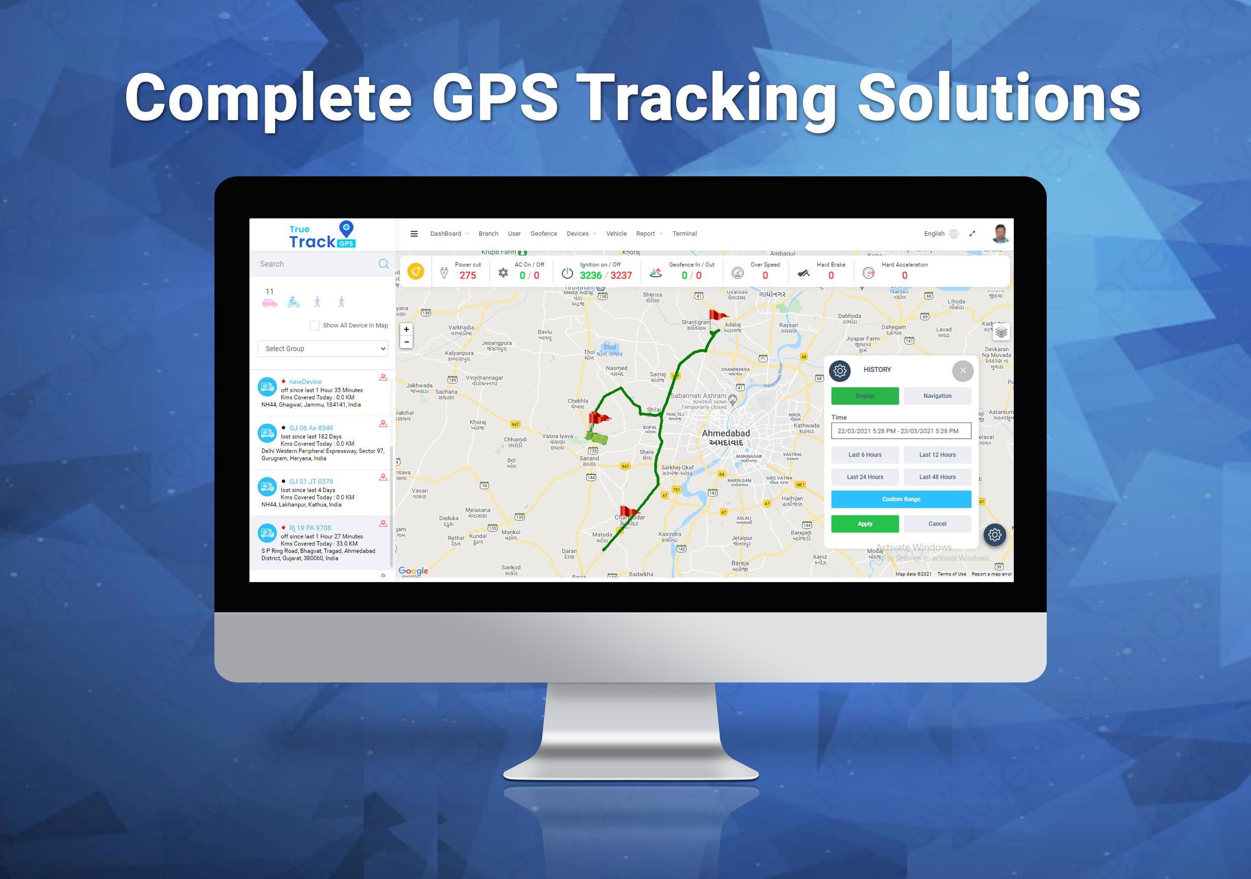 True track. GPS tracking Pro.