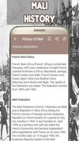 History of Mali اسکرین شاٹ 1