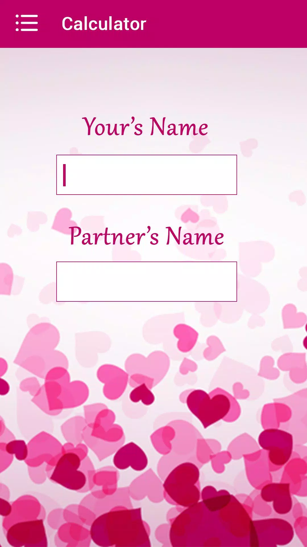 Real Love Test Calculator::Appstore for Android