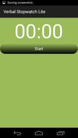 Verbal Stopwatch Lite 截图 3