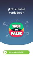 Verdadero o Falso Quiz Poster