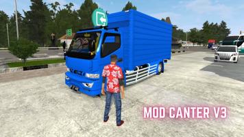 Mod Truck Canter Box V3 Bussid تصوير الشاشة 1