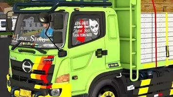 Mod Truk & Livery Hino Losbak Affiche