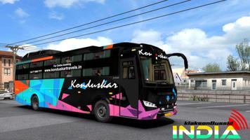 پوستر Klakson Bussid India