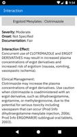 Micromedex Drug Interactions screenshot 3