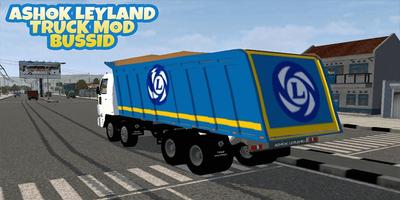 Truck Mod Bussid Ashok Leyland poster