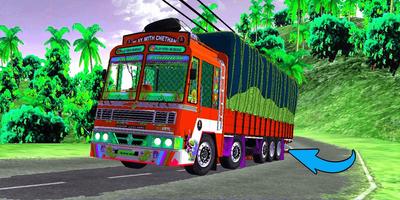 Truck Mod Bussid Ashok Leyland captura de pantalla 2