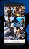 Wallpaper for Hiccup n Toothless (HTTYD) capture d'écran 2