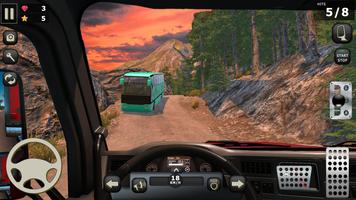 Coach Bus Driving Simulator captura de pantalla 1