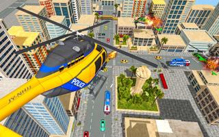 US Police Robot Hero - Helicopter Transformation Screenshot 3