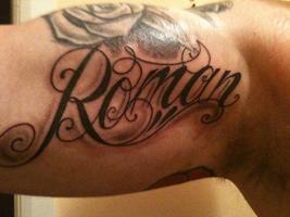 DIY Tattoo Name Ideen Plakat