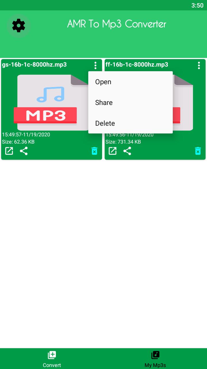 AMR to MP3 Converter for Android - APK Download
