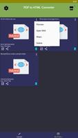 PDF to HTML Converter capture d'écran 2